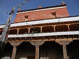 Mustang Lo Manthang 04 01 Jampa Gompa Outside The three-storey Jampa Lhakhang in Lo Manthang was built in 1447-48. Whereas Thubchen Dukhang is an assembly hall used for formal worship, Jampa Lhakhang is a chapel used for meditation.